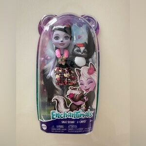 Nwt Enchantimals Sage Skunk & Caper Doll